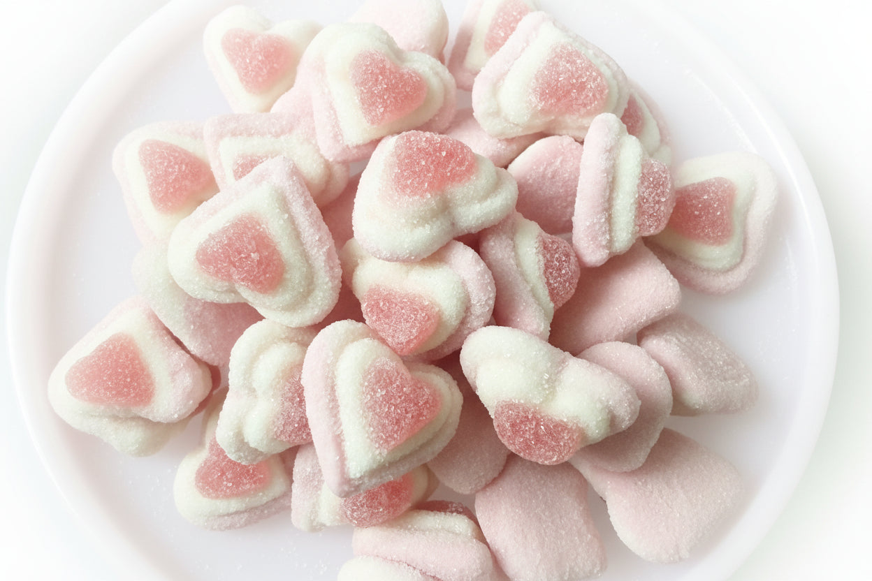 Strawberry Triple Hearts